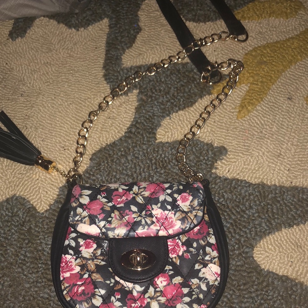 Floral crossbody